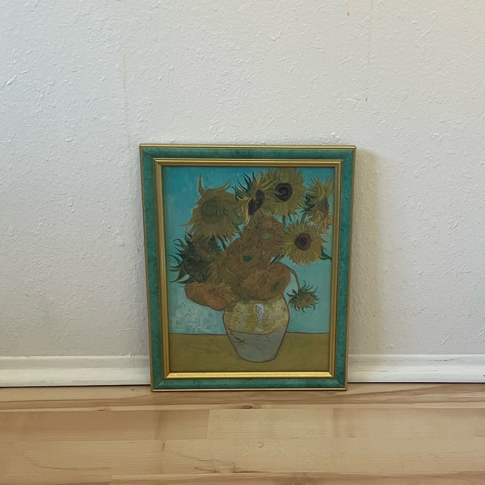 Framed Print of Sunflowers by Vincent van Gogh